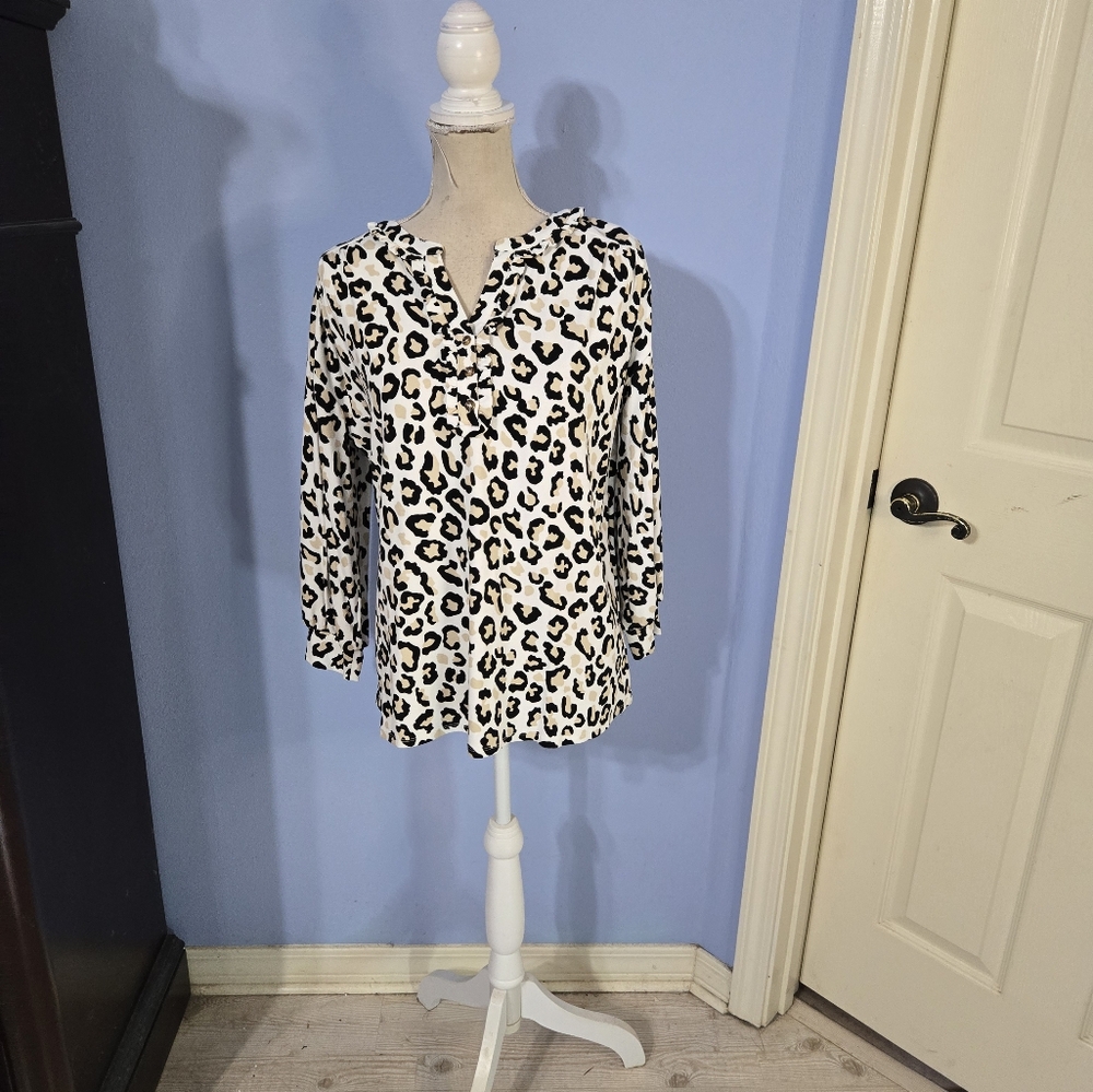 Crown & Ivy Large Womens Blouse
